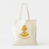 フロートートバッグを探す（黄色） トートバッグ (裏面)