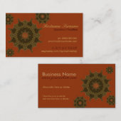 フロート幾何学星の名刺 名刺 (正面/裏面)