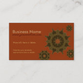 フロート幾何学星の名刺 名刺 (裏面)