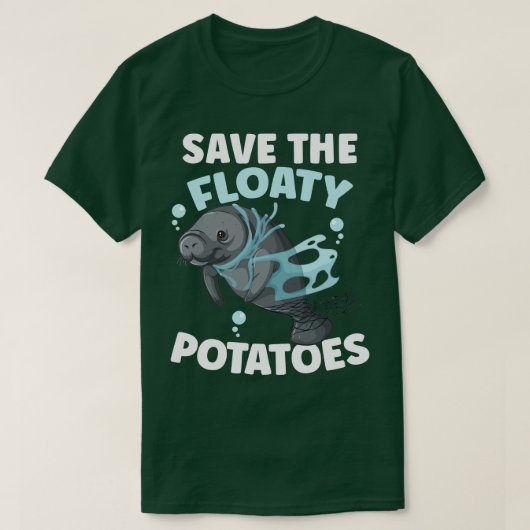 フロート救イポテト管理マリンアニ救助隊 Tシャツ (デザイン正面)