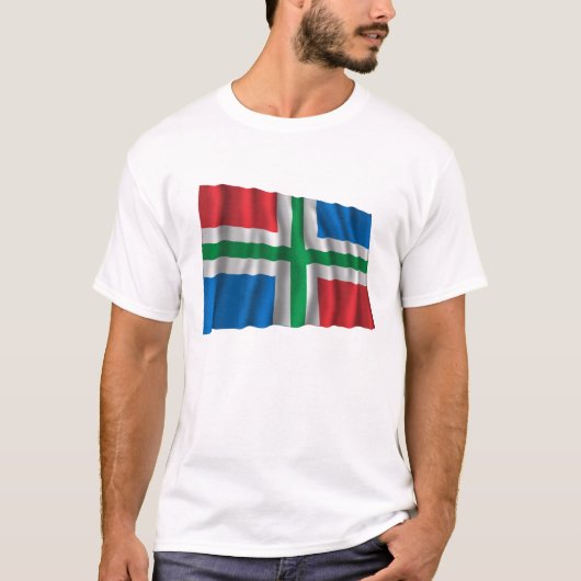 フローニンゲンの振る旗 Tシャツ (正面)