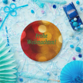 フローハ・ワイハンチテン！メリークリスマスドイツ語gf ペーパープレート (パーティー)