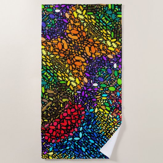 フロービーチタオル ビーチタオル (正面)