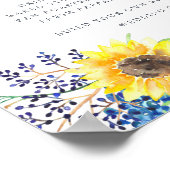 フローフィールドメニュー記号 ポスター (角)