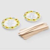 フローフィールドリース結婚式 プログラム ハンドファン (組立なし)