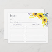 フローフィールドレシピカード ポストカード (正面/裏面)