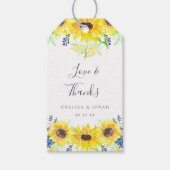 フローフィールド結婚式の引き出物 ギフトタグ (正面)