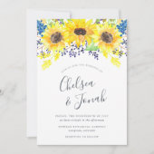 フローフィールド結婚式招待状 招待状 (正面)