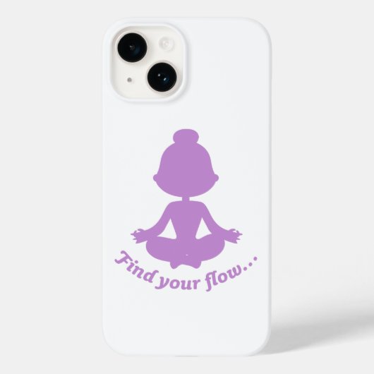 フローフォンのケースを検索(紫) Case-Mate iPhoneケース (裏面)