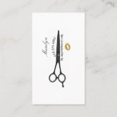 フローヘアシルエットヘアスタイリスト名刺 名刺 (裏面)