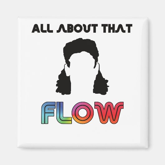 フローホッケーヘアについて マグネット (正面)