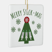 フローボトミストかわいい緑のクリスマスツリー セラミックオーナメント (右)