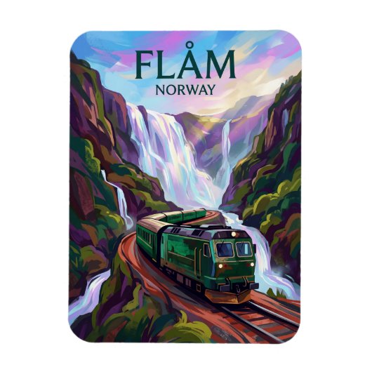 フローム鉄道 ノルウェー マグネット (縦)