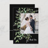 フローラあいさつ写真サンキューカード 招待状 (正面/裏面)