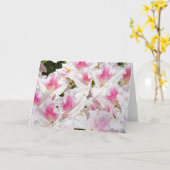 フローラあいさつ空白のカード内カスタマイズ文字 カード (黄色い花)