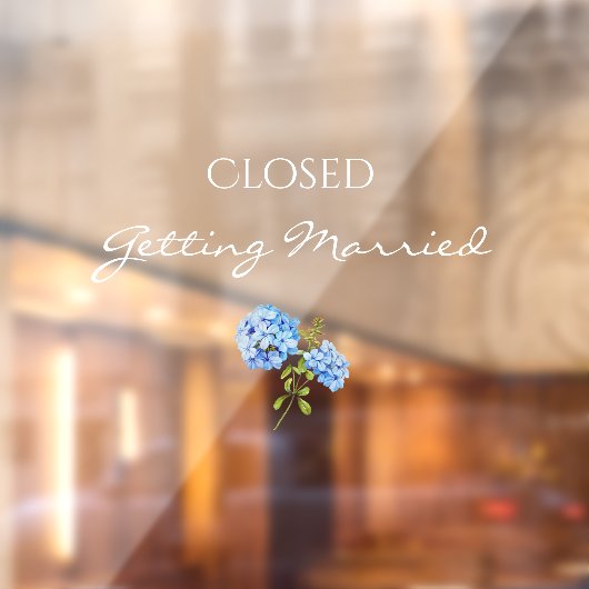 フローラあじさい閉店して結婚結婚へ ウィンドウサイン (シート2)