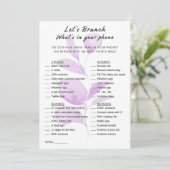 フローラあなたの電話ブランチパーティーゲームの内容 招待状 (スタンド正面)