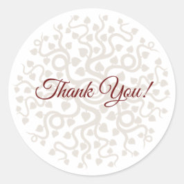 フローラありがとう小さなラウンドシール ラウンドシール