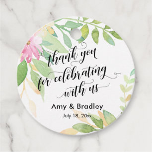 フローラありがとう祝お世話になっております フェイバータグ