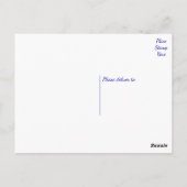 フローラありがとう花 – 黄色ひまわり ポストカード (裏面)