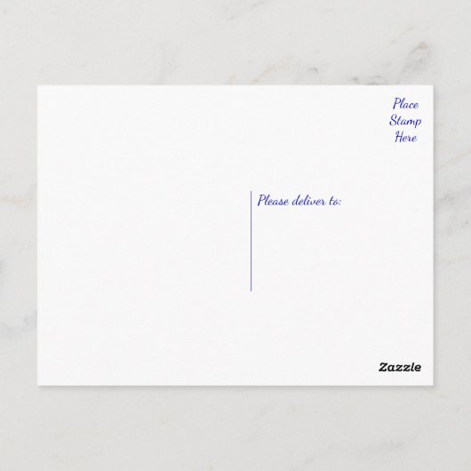 フローラありがとう花 – 黄色ひまわり ポストカード (裏面)