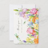 フローラありがとう購入カード。 サンキューカード (正面)