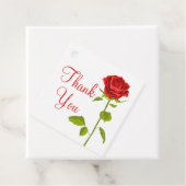 フローラありがとう赤いバラの花結婚のロマンチック フェイバータグ (インサイチュ)