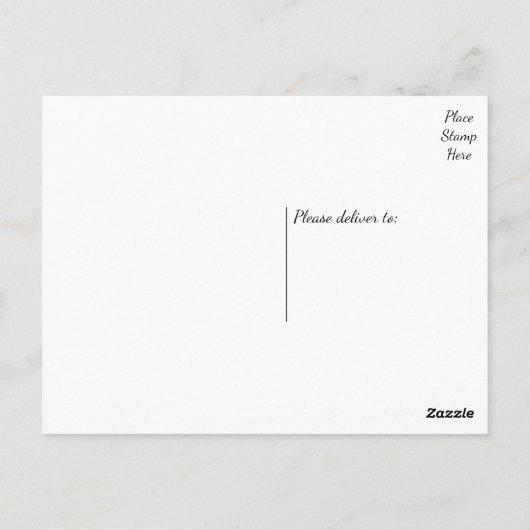 フローラありがとう黒とピンクのバラの花 ポストカード (裏面)