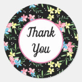フローラありがとう ラウンドシール (正面)