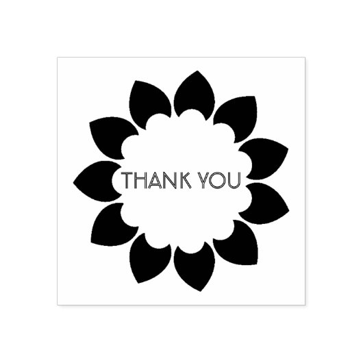 フローラありがとう ラバースタンプ (インプリント)