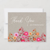 フローラありがとう 招待状 (正面)