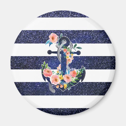 フローラいかりの背ストライプの景 マグネット (正面)