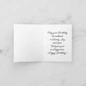 フローラいかり誕生日グリーティングカード カード (内部)