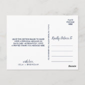 フローラいかり |ネイビーサマーありがとう ポストカード (裏面)