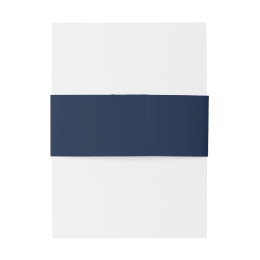 フローラいかり |ネイビーサマー招待状用帯 招待状ベリーバンド (裏面例)