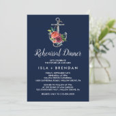 フローラいかり |ネイビー秋のリハーサルディナー 招待状 (スタンド正面)