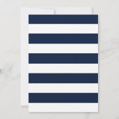 フローラいかり |ネイビー秋結婚の誓いカード (裏面)