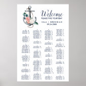 フローラいかり |夏のアルファベットの座席表 ポスター (正面)