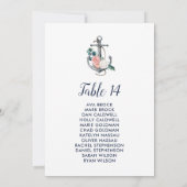 フローラいかり |夏のテーブル番号座席表 (裏面)