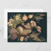 フローラうさぎヴィンテージ園 ポストカード (正面/裏面)