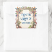 フローラおとぎ話の蔵書票 スクエアシール (バッグ)