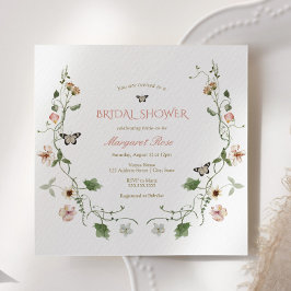 フローラおとぎ話ガーデンブライダルシャワー招待 招待状
