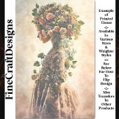 フローラおとぎ話チャイルド&ピンクローズAU4デクページ 薄葉紙