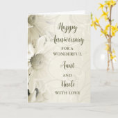 フローラおばさん&アンクル記念日 カード (黄色い花)