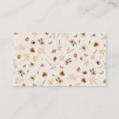 フローラおむつラッフルエンクロージャカード エンクロージャーカード (裏面)