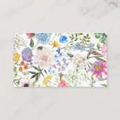 フローラおむつラッフル エンクロージャーカード (裏面)