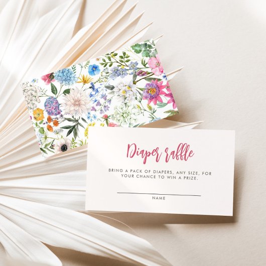 フローラおむつラッフル エンクロージャーカード