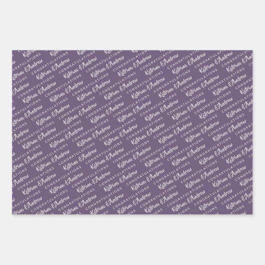 フローラおめでとうの包み紙シート ラッピングペーパーシート (正面3)