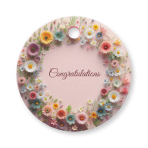 フローラおめでとうメッセージカード