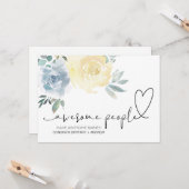 フローラおめでとう妊娠おめでとう新生児 カード (正面/裏面インサイチュ)